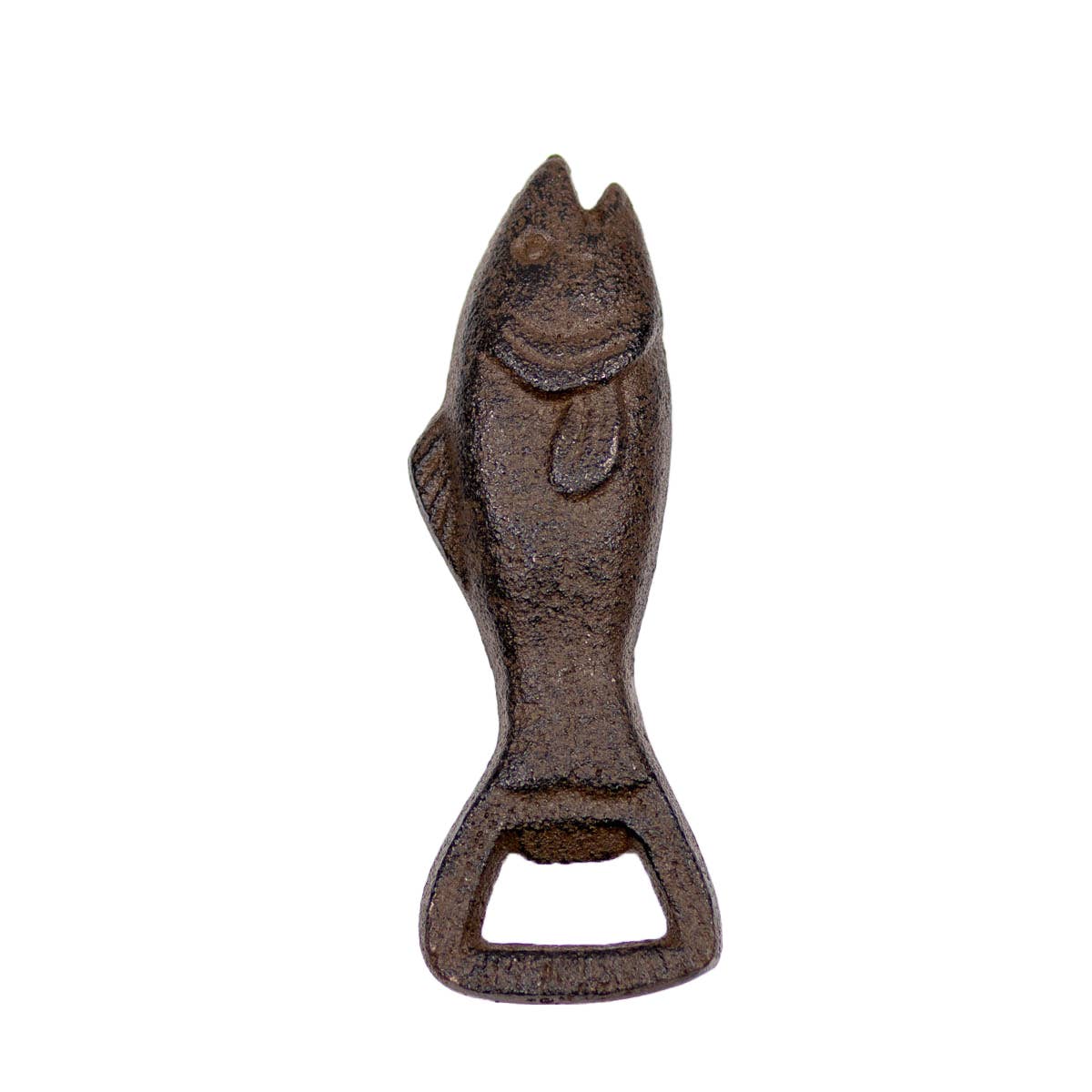 Gone Fishin' Bottle Opener   Antique Brown   1.5x4.25
