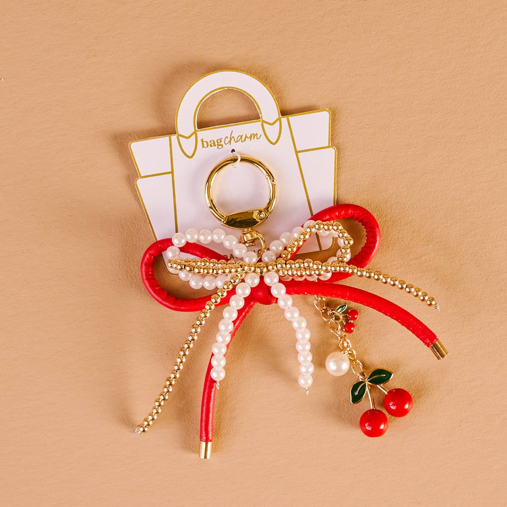 Cherry & Bows Bag Charm