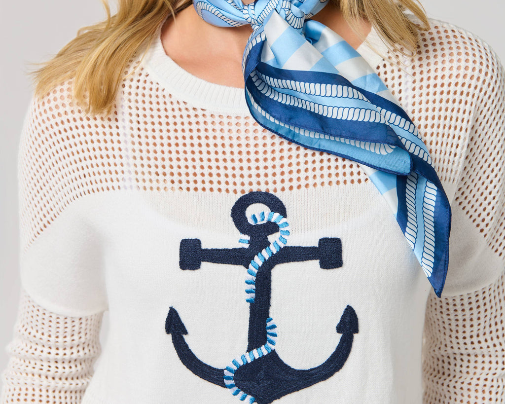 Coastal Scarf - Blue