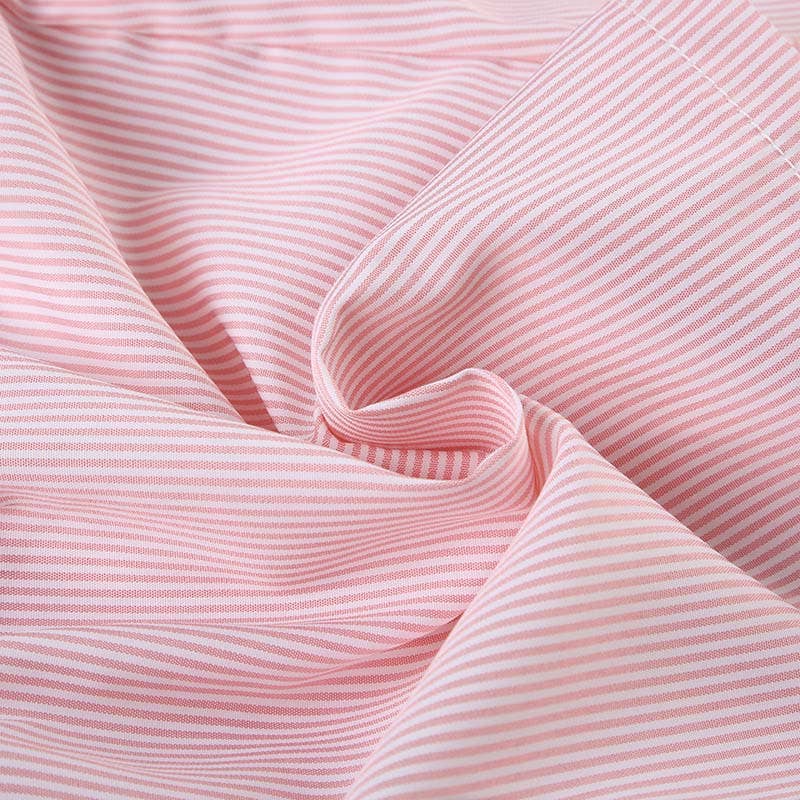 Wide-leg beach striped boxer shorts: Blue / M