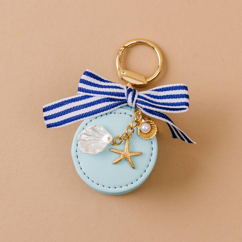 Travel Jewelry Case Bag Charm–Sea Breeze