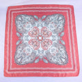 Red Ornate Paisley Scarf