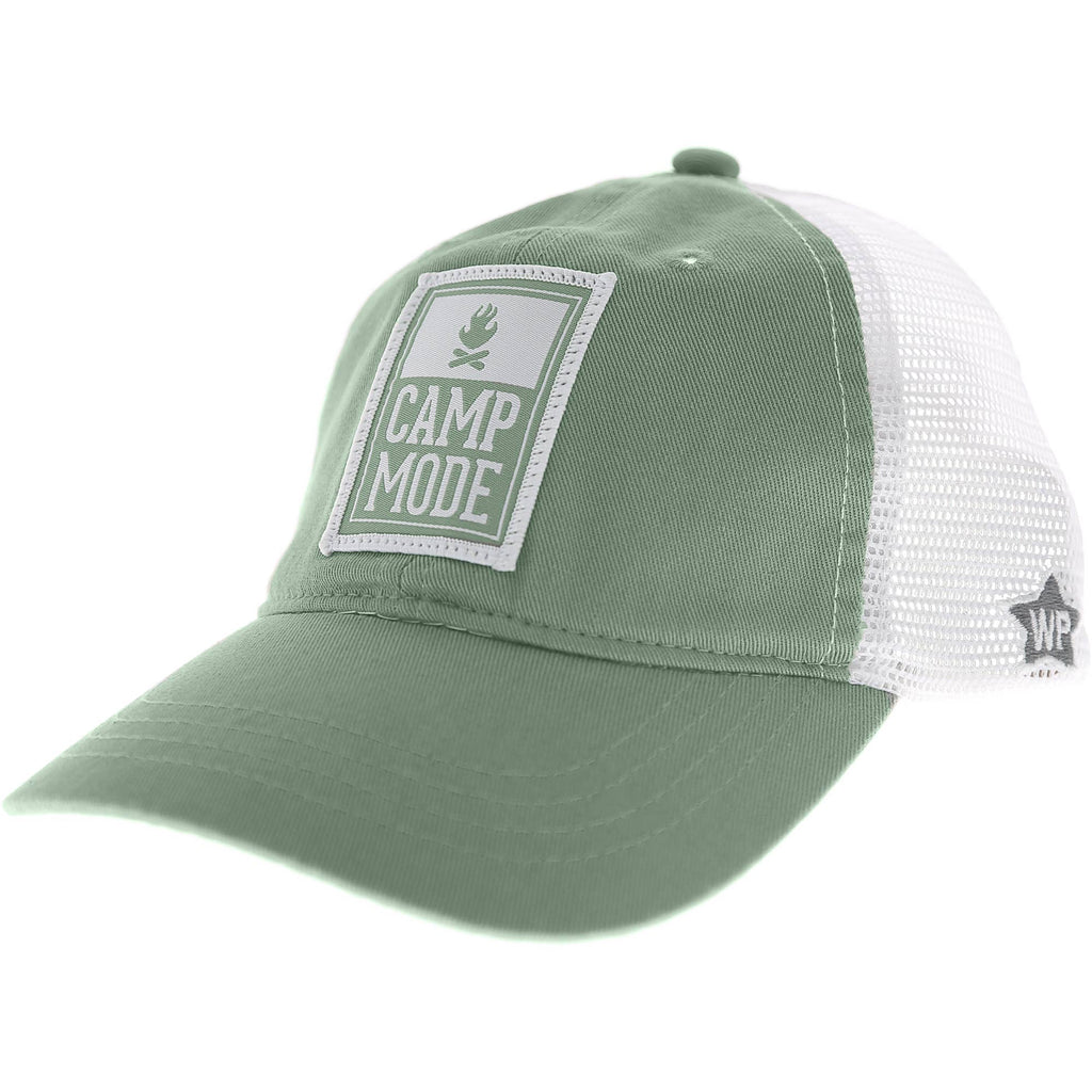 Camp Icon - Moss Green  Adjustable Mesh Hat