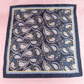 Navy Paisley Floral Scarf