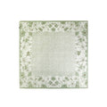 Floral Border Speckled Panel Square Scarf