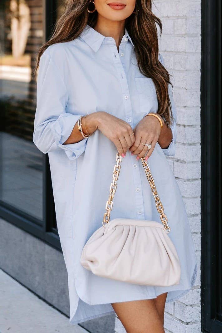 Loose Casual Shirt Dress
