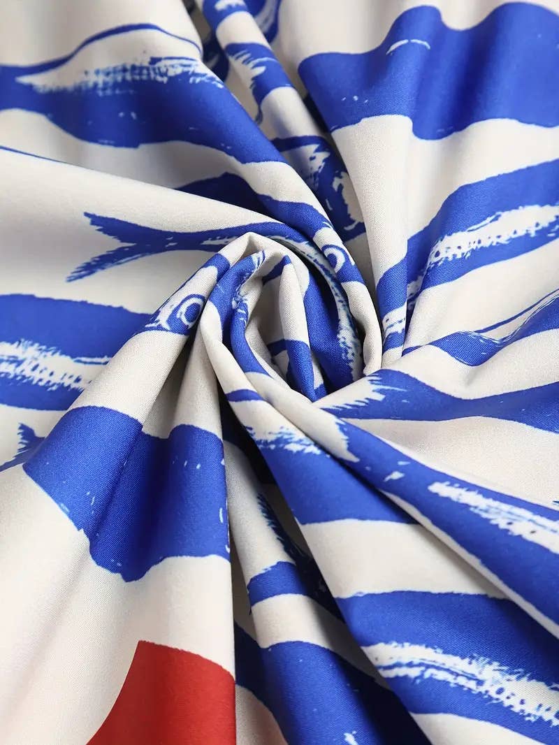 Mackerel Sundress : Blue / L