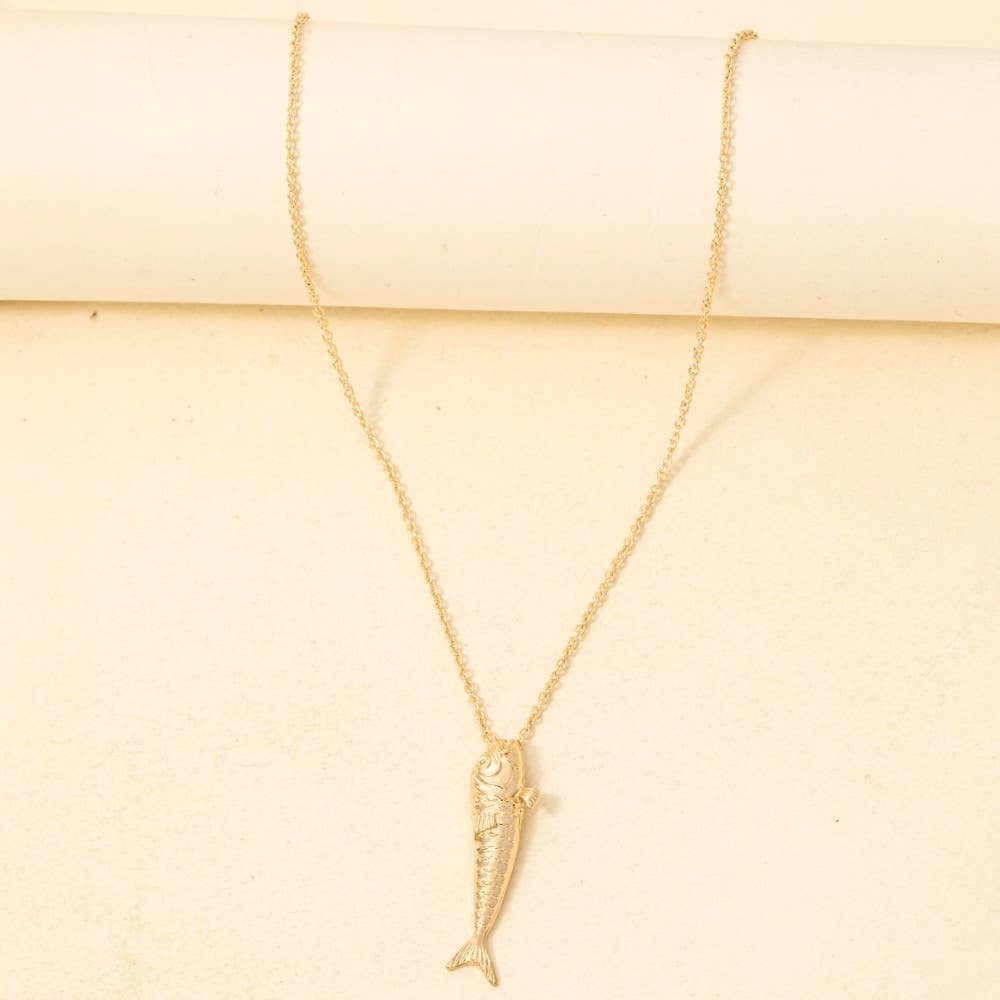 Fish Pendant Necklace