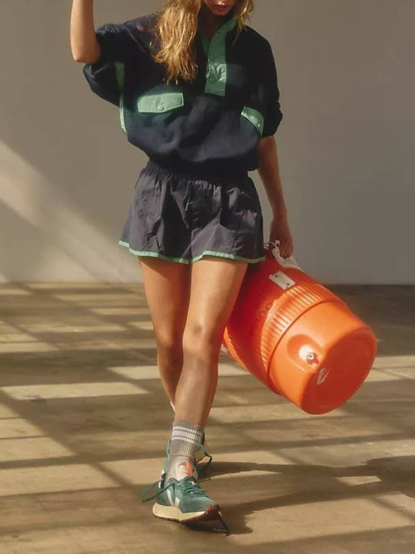 Sweatshirt & Shorts Sporty Set
