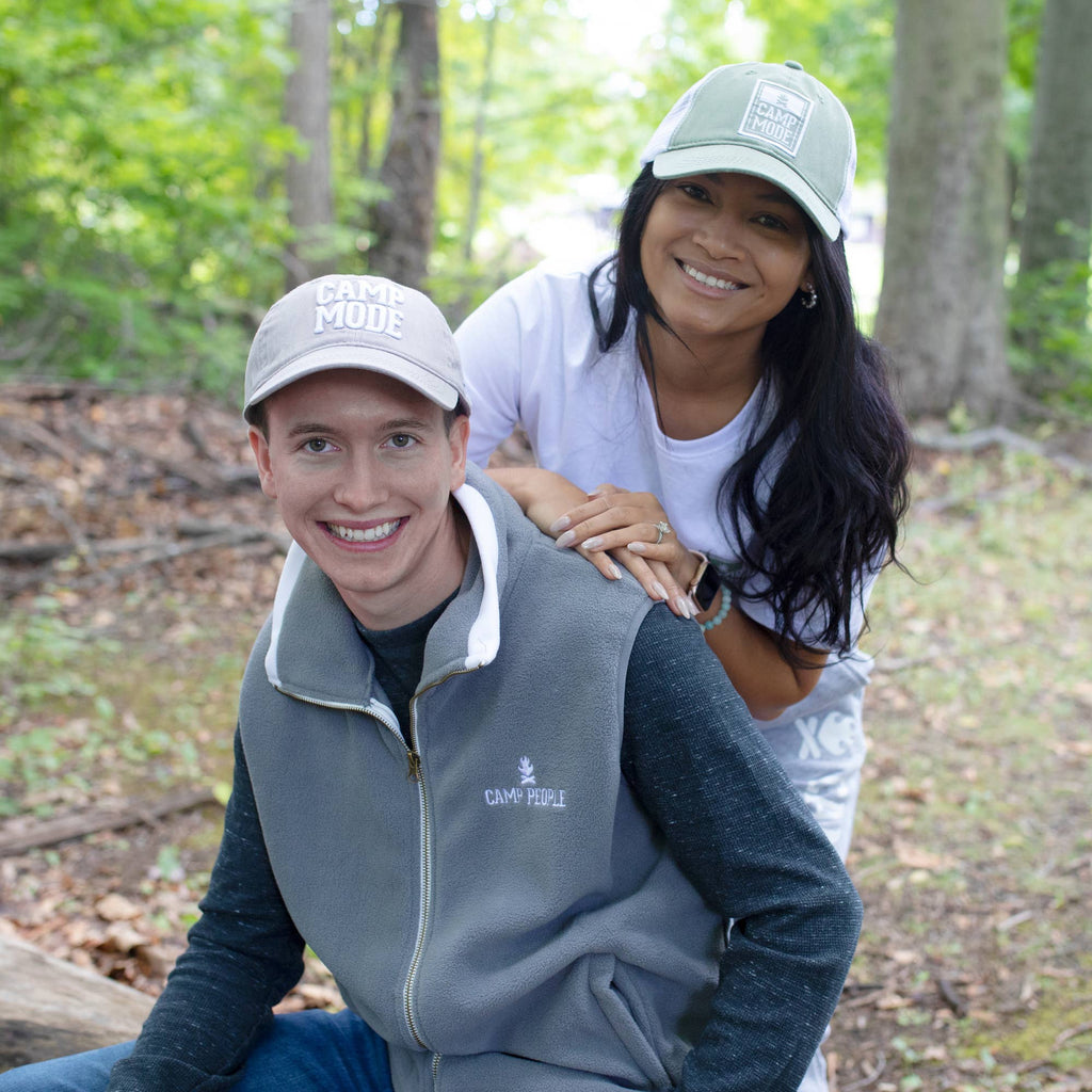 Camp Icon - Moss Green  Adjustable Mesh Hat