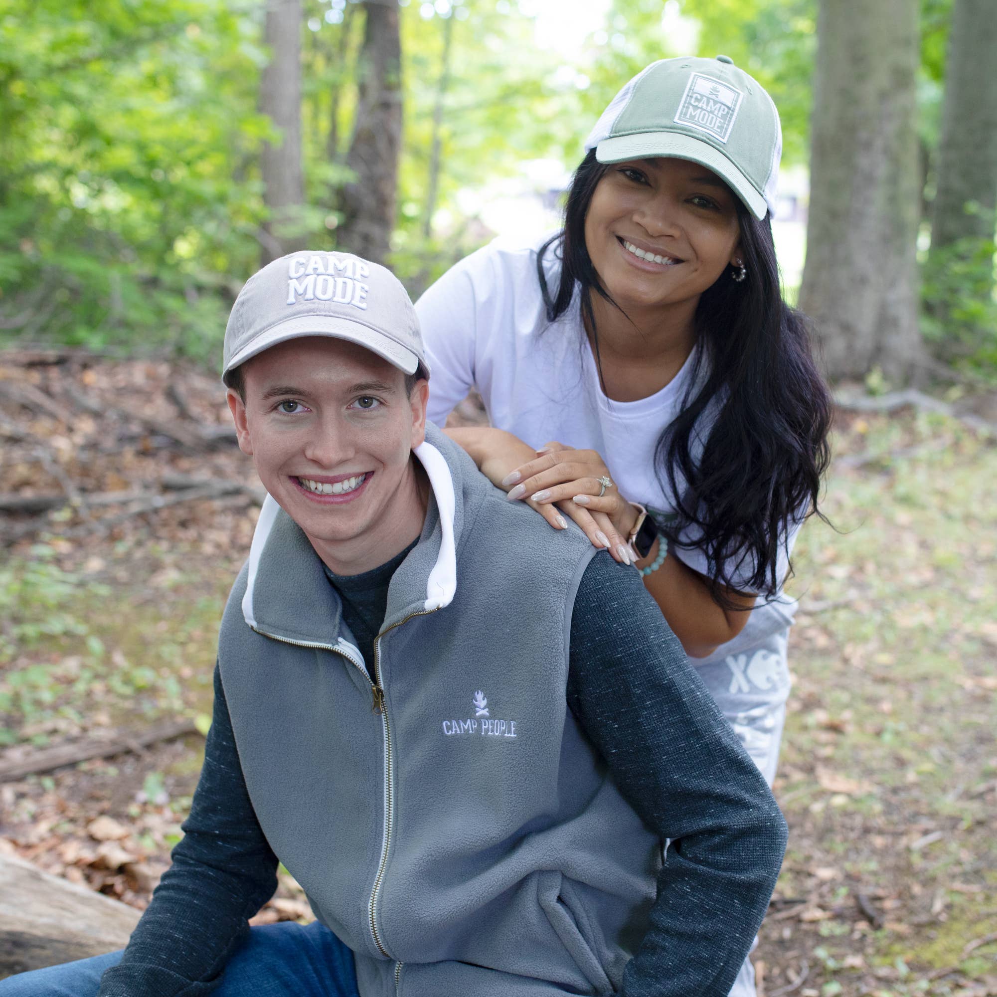 Camp Icon - Moss Green  Adjustable Mesh Hat