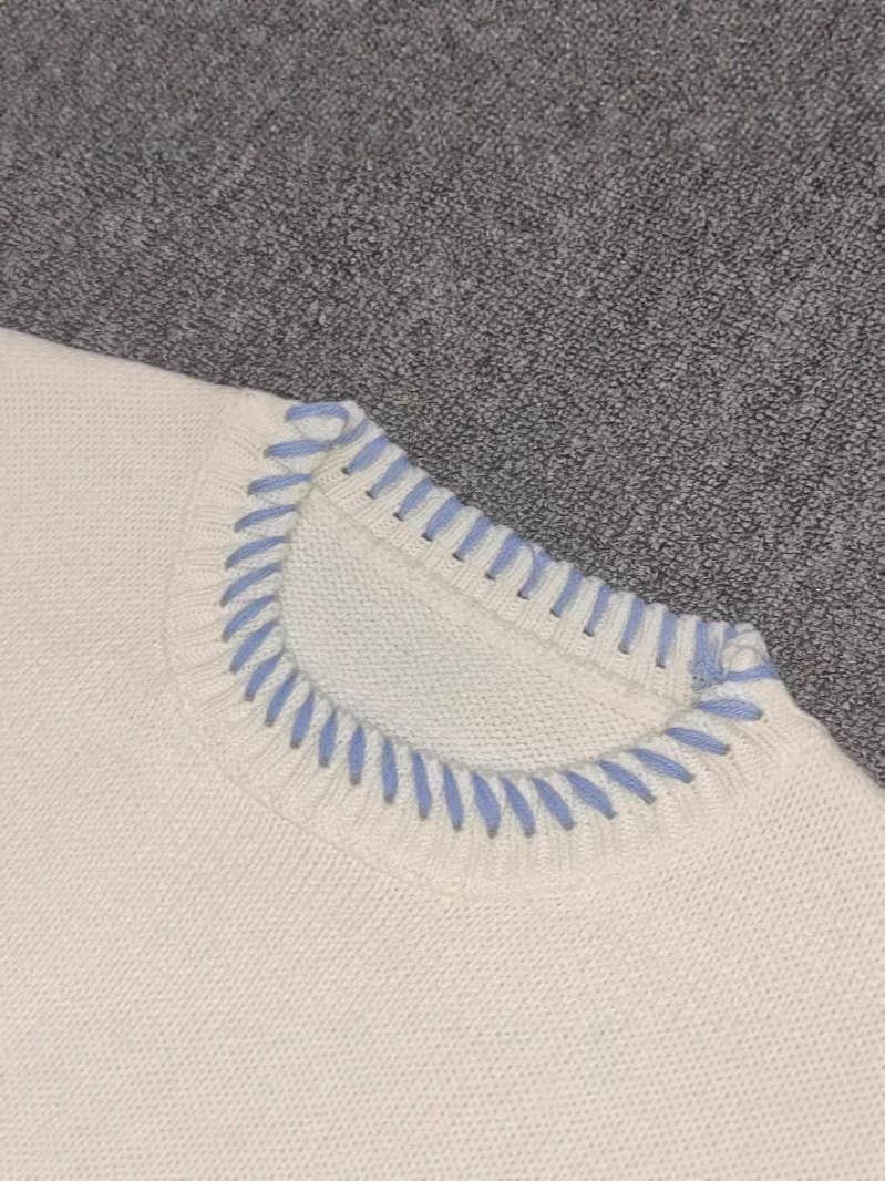 Sardine Stitch Knit Vest