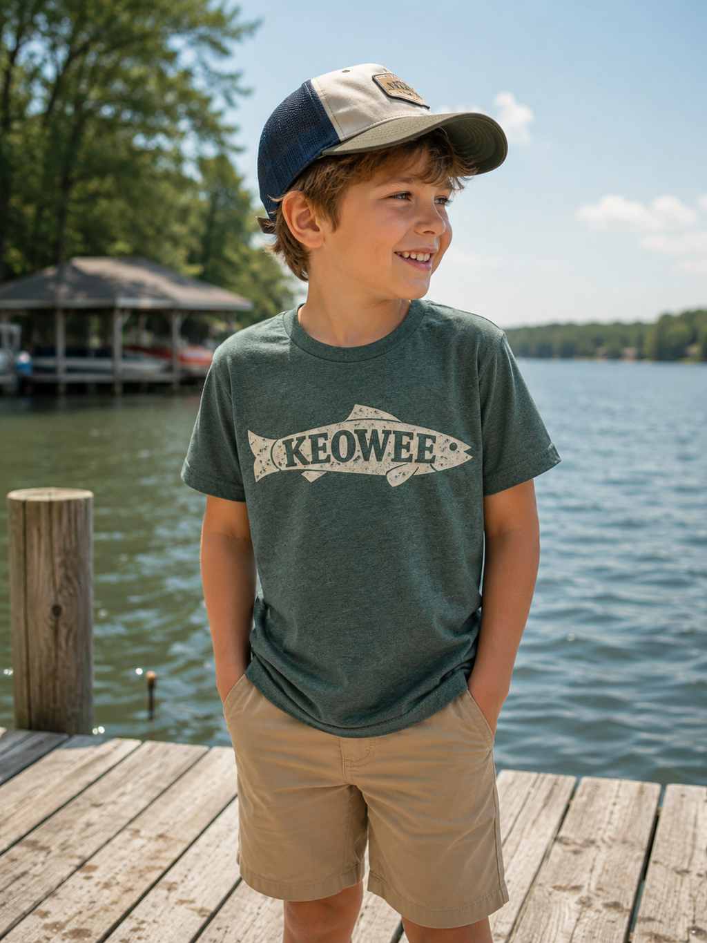 Keowee Trout Tee- youth