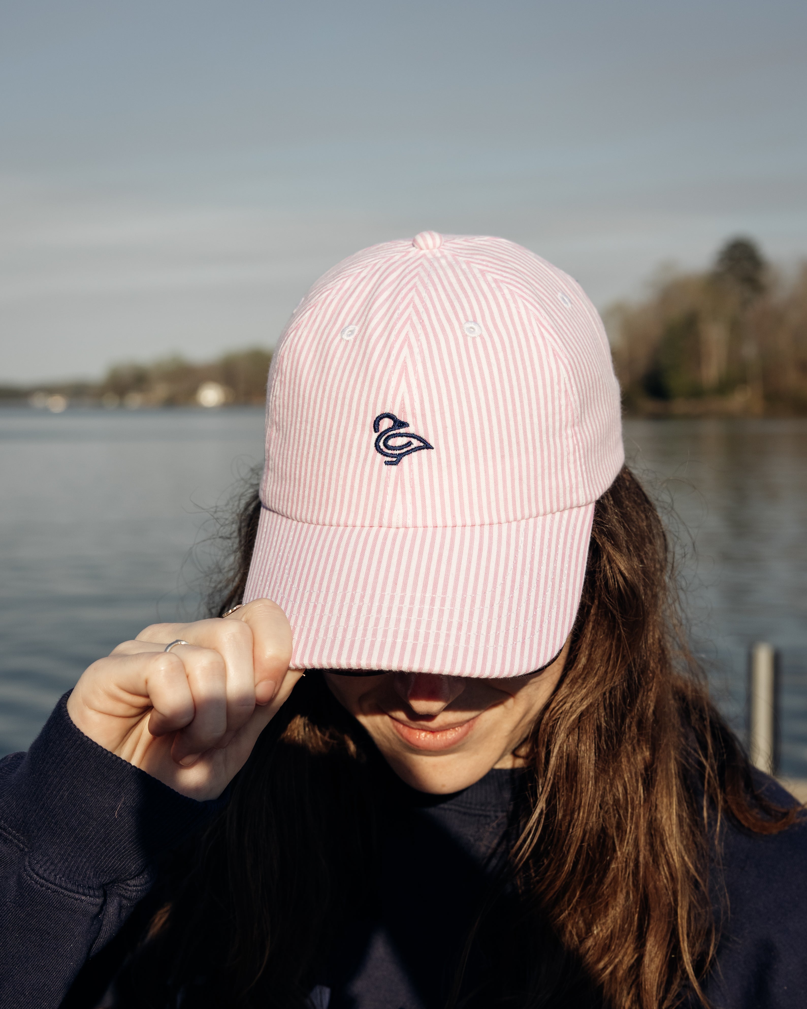 Lakeside Seersucker Cap
