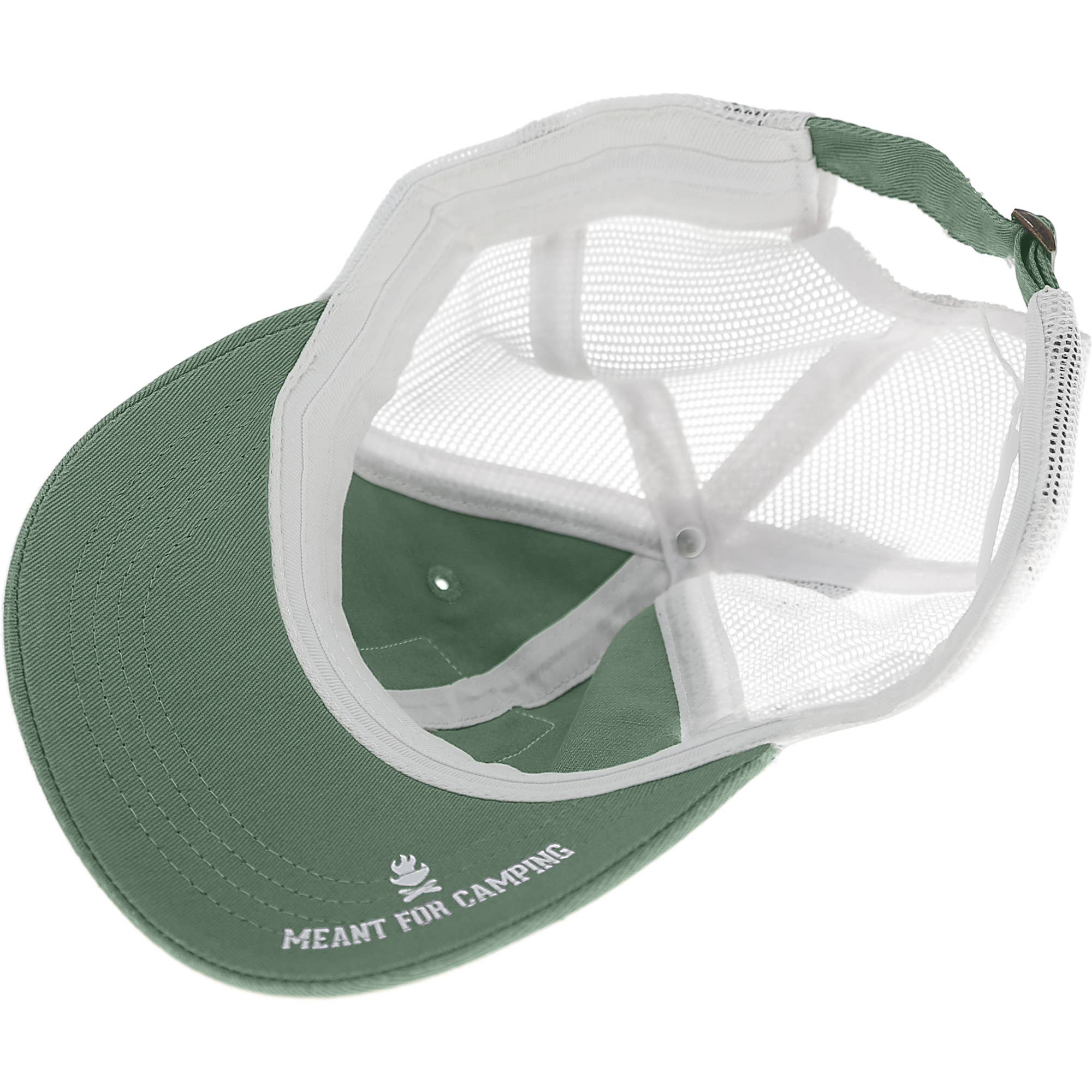 Camp Icon - Moss Green  Adjustable Mesh Hat
