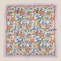 Purple Multi Flower Scarf