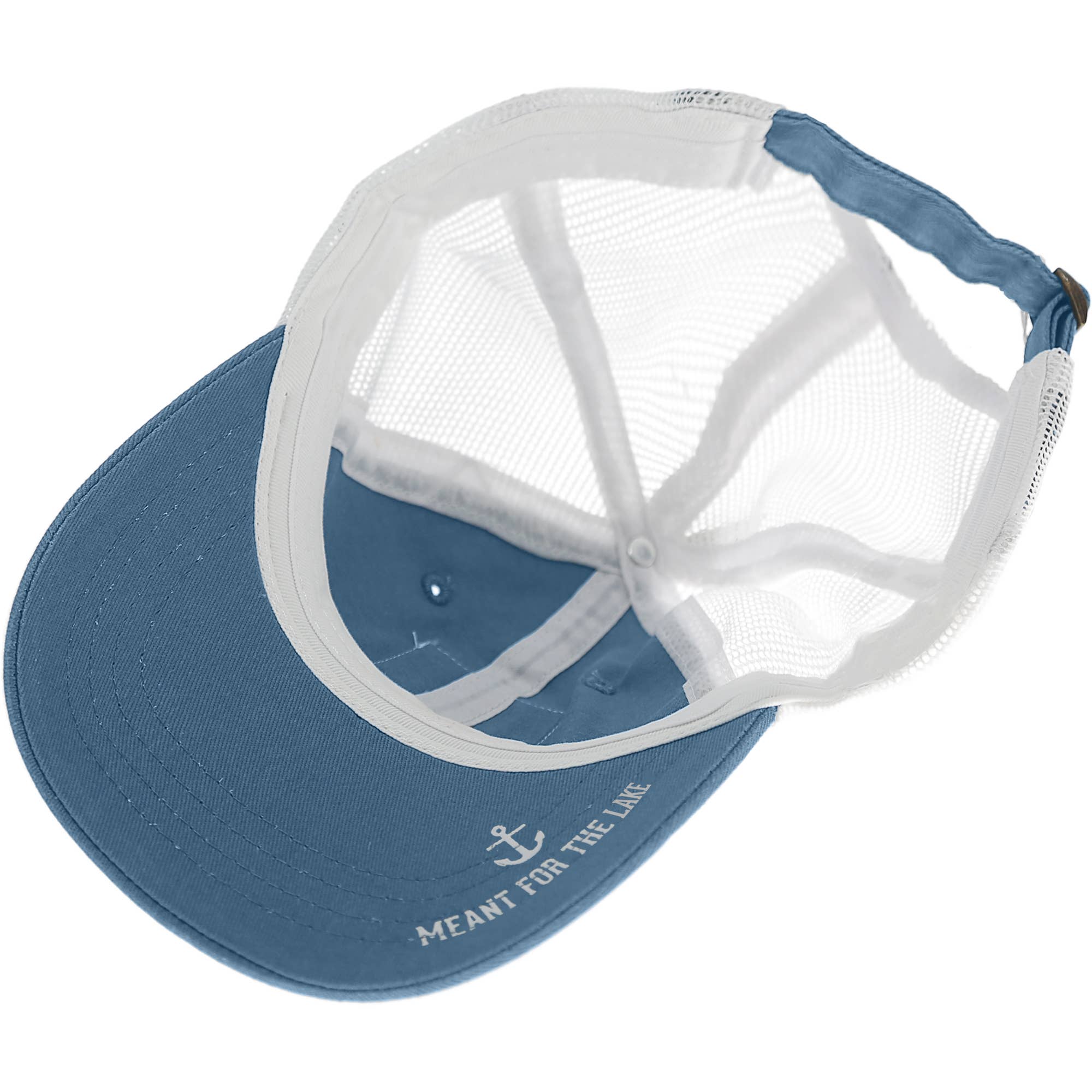 Lake Icon - Cadet Blue Adjustable Mesh Hat