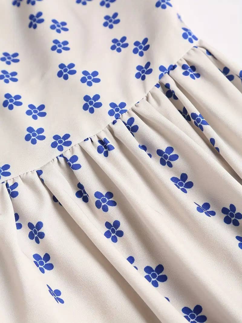 Mackerel Sundress: Blue