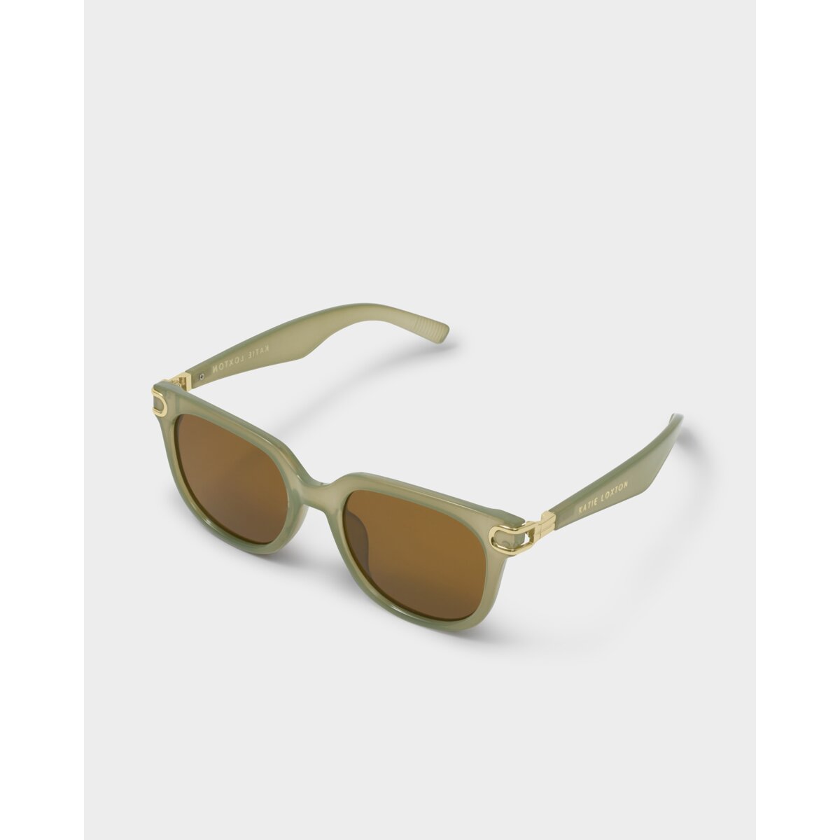 Manhattan Sunglasses - Frosted Green Transparent