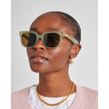 Manhattan Sunglasses - Frosted Green Transparent
