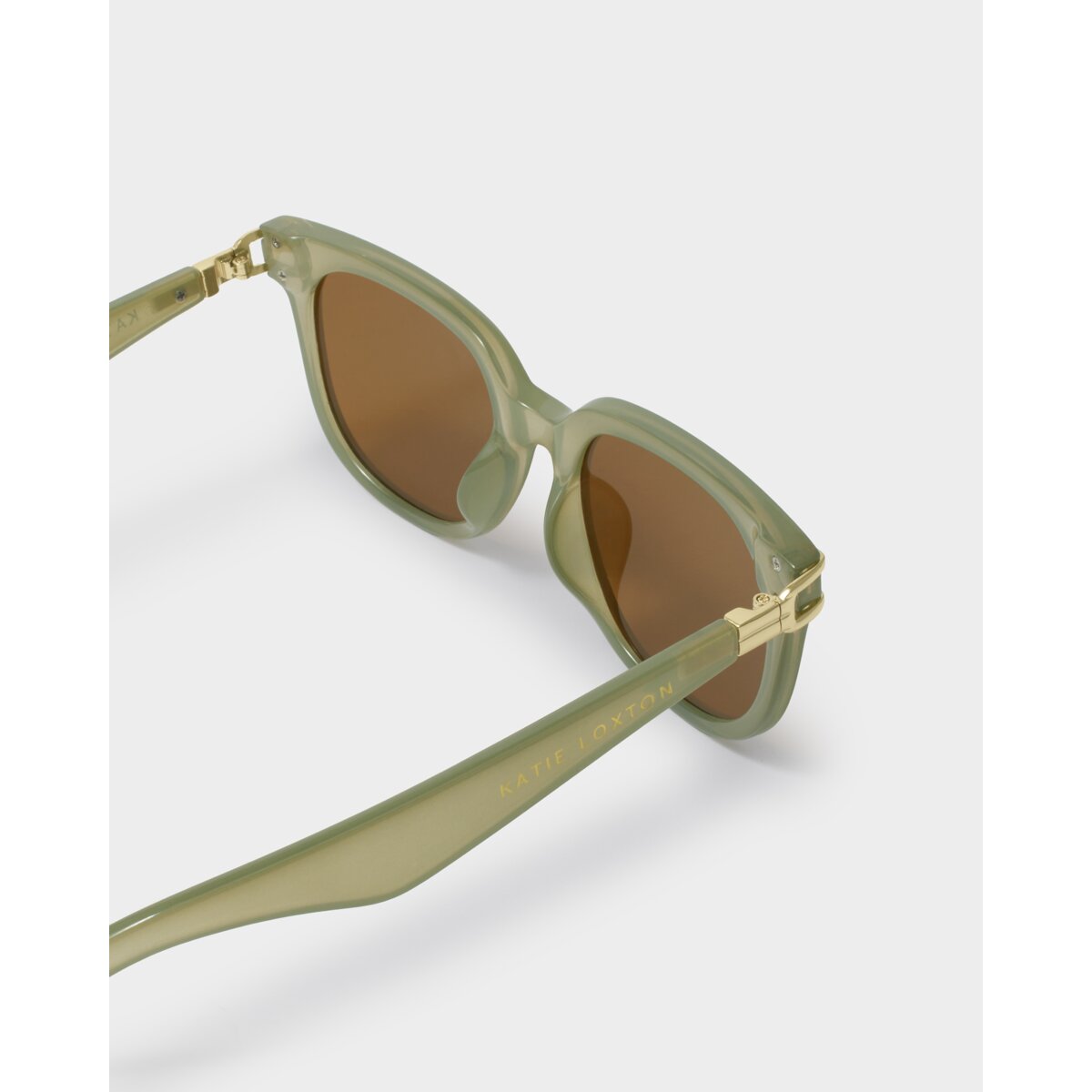 Manhattan Sunglasses - Frosted Green Transparent