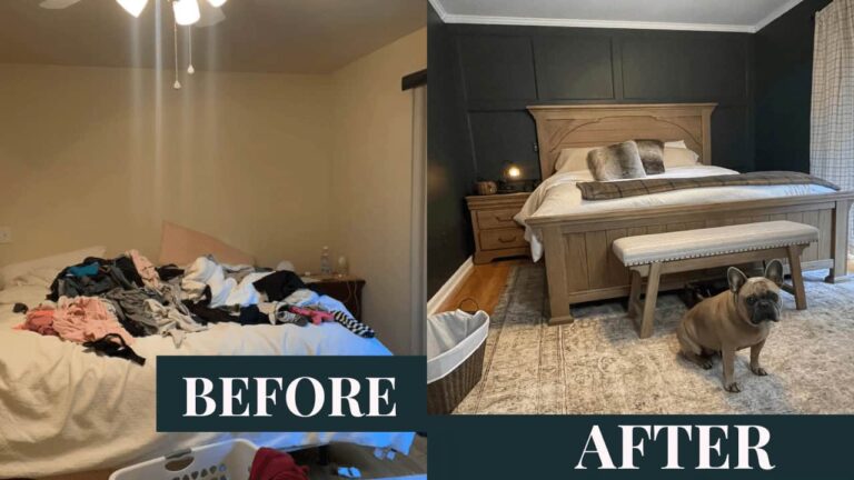 Lakehouse Moody Green Primary Bedroom: DIY